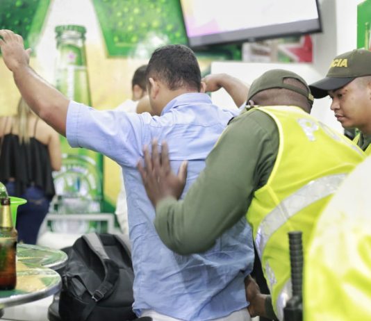 Caravana de Seguridad hizo presencia en Bocagrande Caravana de seguridad en Bocagrande