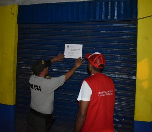 En San José de los Campanos cerrados 4 establecimientos de comercio nocturno Caravana de seguridad san jose de los campanos