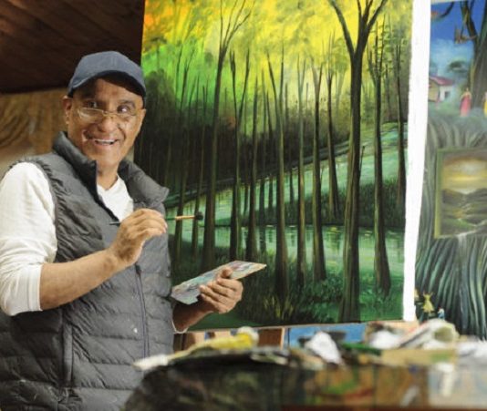 Cabalgando al infinito tras los colores del maestro Henry Arias Henry Arias artista bogotano