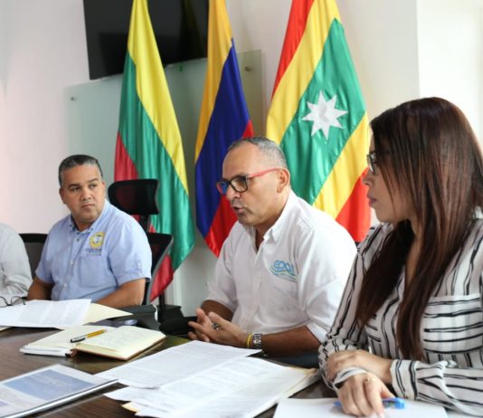 Avanzan acciones para recuperar la Ciénaga de la Virgen Pedrito Pereira reunio salvar cienaga de la virgen