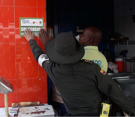 Suspenden actividad a nueve pescaderias en el mercado de bazurto por contaminación Ambiental Suspención a pescaderias en mercado de Bazurto