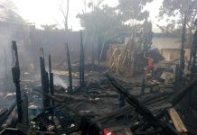 Incendio destruyo cuatro viviendas y cuatro bodegas de reciclaje en cartagena incendio en Bodegas de Cartagena