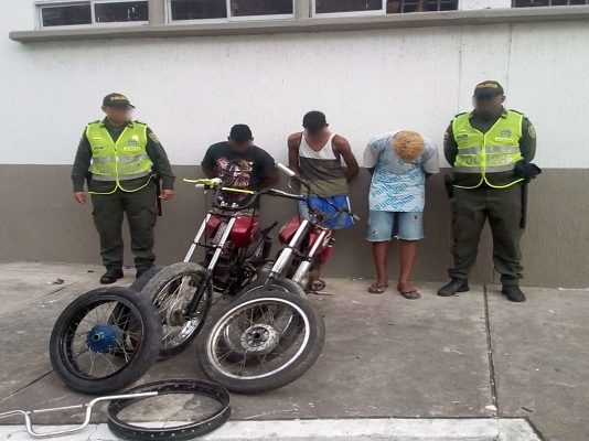 Desmantelan Desguazadero de motocicletas en Pasacaballos