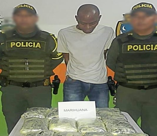 Capturan sujeto con 10 kilos de marihuana en bus interdepartamental con destino a Cartagena Capturado-trafico-estupefacientes-bus
