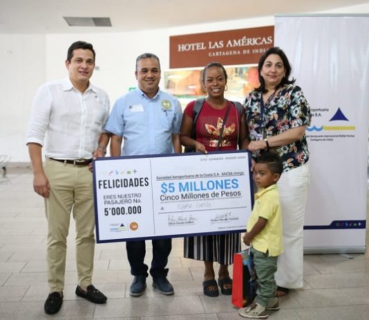 Por primera vez, aeropuerto Rafael Nuñez alcanza los 5 millones de pasajeros transportados en un mismo año Pasajera-cinco-millones-aeropuerto-rafael-nuñez