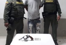 Tres capturados por porte ilegal de armas de fuego en Cartagena en año nuevo Capturado-bomba-del-gallo-Cartagena