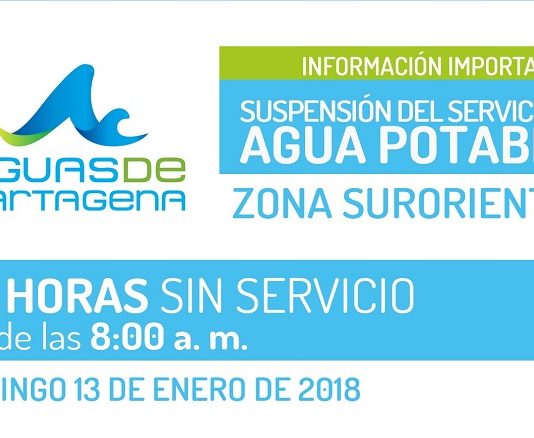 Suspensión del servicio de agua potable en 20% de Cartagena este 13 de enero Suspención-servicio-de-Agua-cartagena