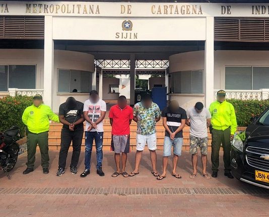 Desarticulado grupo delincuencial dedicado al hurto de motocicletas a mano armada en cartagena Capturados-los-galacticos-en-cartagena