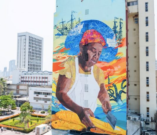 “Cartagena, orgullosa con el grafiti más grande de Colombia, y que nos representa”: Asesora Centro Histórico Graffiti mas grande de colombia -goya