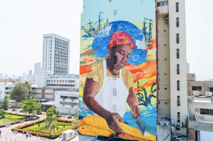 Graffiti mas grande de colombia -goya