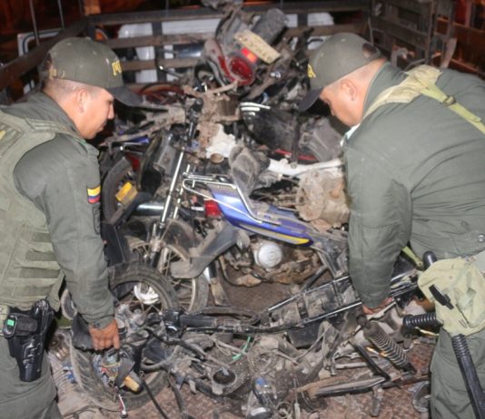 Desmantelado desguazadero de motos en el barrio el Libano desguazadero-de-motos-cartagena