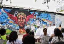 En Cartagena fue Inaugurado mural en homenaje a mujeres víctima de violencia sexual Mural Pie de la Popa
