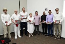 La SCA Bolívar Rindió homenaje a los Arquitectos Destacados de 2023 SCA Bolívar otorga premio a: Humberto Enrique Rodríguez Cobo, Skarling León Hernández, Julio Bustamante Castillo y Mario Bossa Sotomayor.