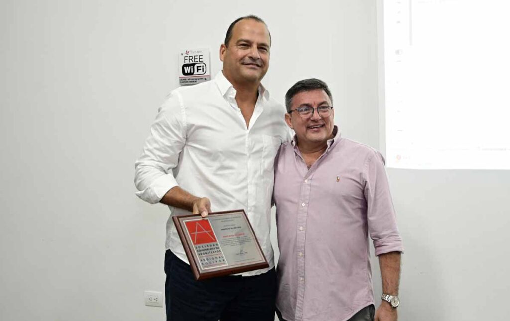 SCA rinde homenaje a Humberto Enrique Rodríguez Cobo y Mario Bossa Sotomayor fue galardonado con el premio Arquitecto del año 2023.